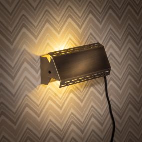 ETH Lano - wandleuchte mit Schalter - 20,5 x 6 x 10 - bronze