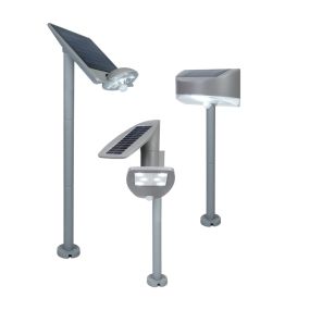 Lutec Stange - 7 x 3 x 116 cm - silbergrau