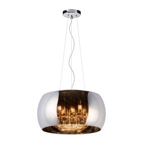 Lucide Pearl - Pendelleuchte - Ø 40 x 145 cm - Chrom