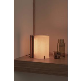 Faro Cata - Tischleuchte - 22,2 x 25 x 13,5 cm - 2W LED incl. - Walnuss
