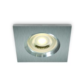 ONE Light Bathroom Range - Einbaustrahler - 85 x 85 mm, Ø 68 mm Einbaumaß - IP65 - Aluminium