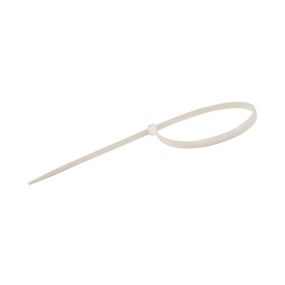 Kabelbinder (100 Stück) - 380 x 4,8 mm - weiß