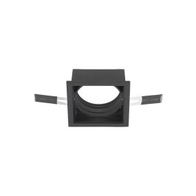 Nova Luce Wall Washer - Einbaustrahler für LED-Modul - 8,5 x 8,5 cm - schwarz