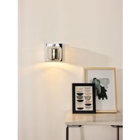 Lucide Eryn - Wandleuchte - 14 x 12 x 13 cm - Chrom