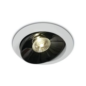 ONE Light Dark Mirror Reflector - Einbaustrahler - Ø 220 mm, Ø 200 mm Einbaumaß - inkl. 30W LED - weiß