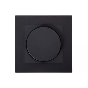 Lucide Einbaudimmer - Phase an und aus - 7,6 x 7,6 x 5,1 cm - schwarz
