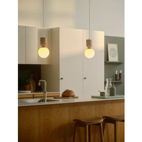 Nordlux Sadie - Hängelampe - Ø 15 x 230,2 cm - braun