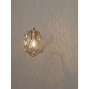 Nova Luce Odell - Hängeleuchte - Ø18 x 120 cm - gold
