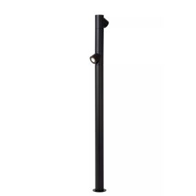 Lucide Ibamba - Gartenleuchte - 10 x 11,6 x 100 cm - 2 x 6W LED inkl. - IP65 - schwarz