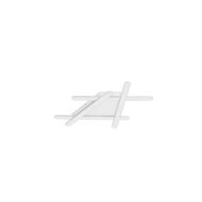 Nova Luce Willow - deckenleuchte - 51 x 39 x 5,6 cm - 38W dimmbares LED inkl. - sand weiß