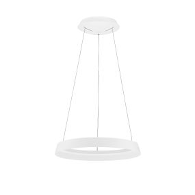 Nova Luce Ormi - Hängelampe - Ø 45 x 150 cm - 38W dimmbar LED inkl. - Sand Weiß