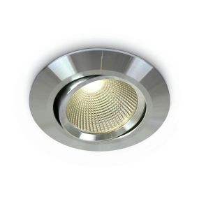 ONE Light 12W COB Range - Einbaustrahler - Ø 85 mm, Ø 78 mm Einbaugröße - 12W dimmbare LED inkl - Aluminium