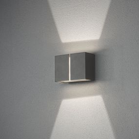 Konstsmide Pavia - außenwandleuchte - 16,5 x 8 x 11,5 cm - 12W LED inkl. - IP54 - anthrazit