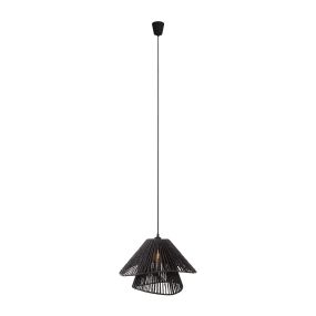 Maxlight Amalfi II - Pendelleuchte - Ø 45 x 165 cm - schwarz