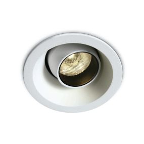 ONE Light Moving Inner Cylinder Range - Einbaustrahler - Ø 63 mm, Ø 55 mm Einbaumaß - inkl. 6W LED - weiß