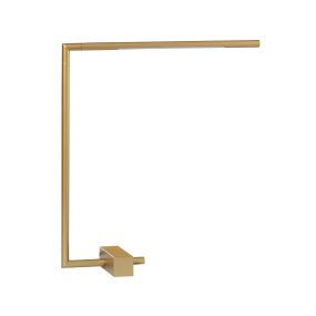 Nova Luce Raccio - Tischleuchte - 36,5 x 12 x 40 cm - 6,8W LED inkl. - Goldmessing