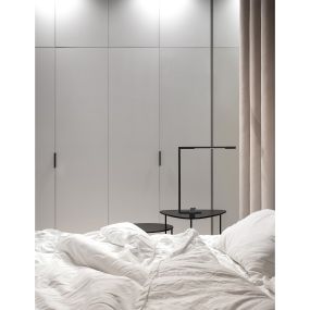 Nova Luce Raccio - Tischleuchte - 36,5 x 12 x 40 cm - 6,8W LED inkl. - schwarz