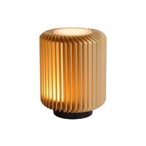 Lucide Turbin - Tischleuchte - Ø 10,6 x 13,7 cm - 5W LED inkl - matt gold