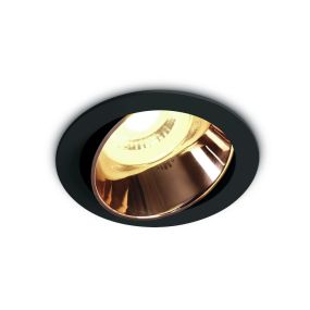 ONE Light Chill Out - Einbaustrahler - Ø 79 mm, Ø 72 mm Einbaugröße - Schwarz und Kupfer
