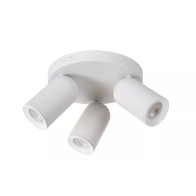 Lucide Punch - Aufbaustrahler - Ø 21 x 9,5 cm - weiß