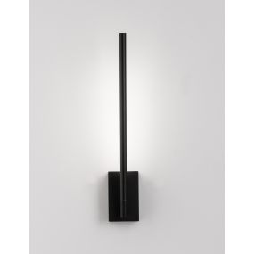 Nova Luce Raccio - Wandleuchte - 12 x 6 x 37 cm - 4,6W LED inkl. - schwarz
