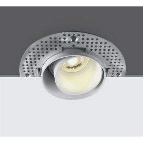 ONE Light Trimless GU10 - Einbaustrahler - Ø 120 mm, Ø 90 mm Einbaumaß - weiß