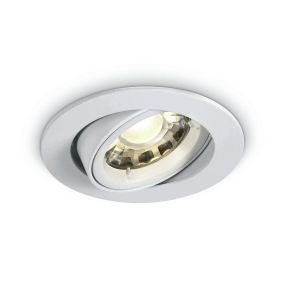 ONE Light Lock Ring GU10 Range - Einbaustrahler - Ø 94 mm, Ø 82 mm Einbaumaß - weiß
