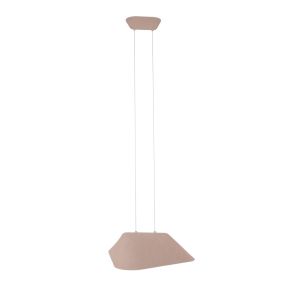 Maxlight Carbon - Hängeleuchte - 55 x 50 x 220 cm - 8W LED inkl - creme und grau
