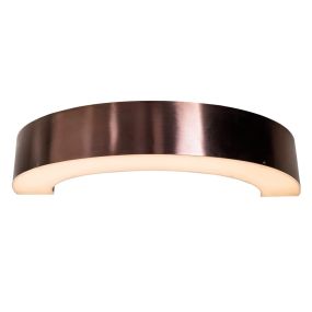 Maxlight Lotus - Wandleuchte - 30 x 13 x 5 cm - 7W LED inkl - gebürstete Bronze
