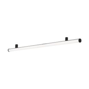 Nova Luce Rub - magnetisches Wandaccessoire - 150 x 10 cm - 38W LED inkl. - sand schwarz