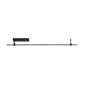 Nova Luce Magna - magnetische Wand-/Deckenstruktur - 150 x 1,5 x 12 cm - geeignet für maximal 60W LED - sandschwarz