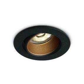 ONE Light Interchangeable Rings Range - Einbaustrahler - Ø 68 mm, Ø 60 mm Einbaumaß - inkl. 3W/5W LED - schwarz