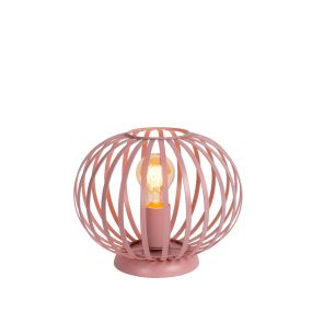 Lucide Merlina - Tischleuchte - Ø 25,5 x 21 cm - rosa