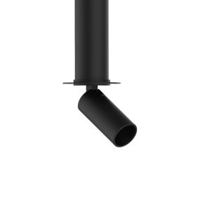VK Lighting Coko - rahmenloser Aufbauspot mit Einbaurahmen - Ø 3,5 x 7,3 cm - Ø 50 mm Einbaugröße - 6W LED inkl. - schwarz