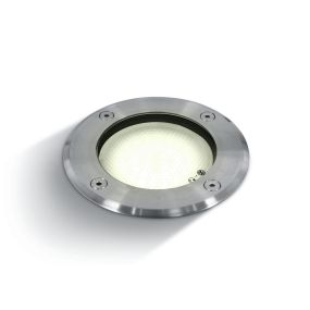 ONE Light GX53 Inground Range - Bodeneinbaustrahler für den Außenbereich - Ø 120 mm, Ø 110 mm Einbaumaß - IP67 - Edelstahl