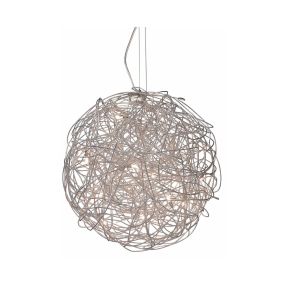Artdelight Draga - Hängeleuchte - Ø 35 cm - 7 x 14W Halogen inkl - Stahl matt