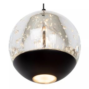Lucide Sentubal - Hängeleuchte - Ø 14 x 150 cm - 6,3W LED inkl - schwarz