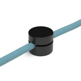 Creative Cables - Decken-/Wandkabelhalter - Ø 2,2 cm - schwarz