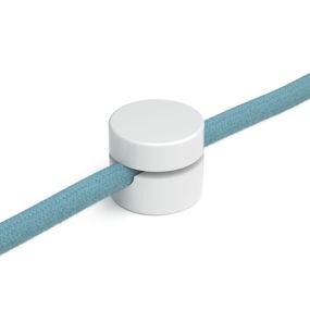 Creative Cables - Decken-/Wandkabelhalter - Ø 2,2 cm - weiß