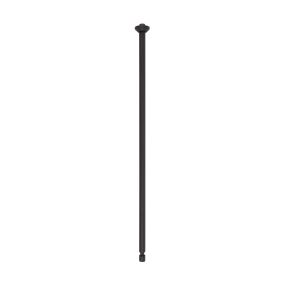Nova Luce Plus - Verbindungsrohr Magnetschienensystem - Ø 2 x 30 cm - schwarz