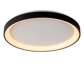 Lucide Vidal - Deckenleuchte - Ø 48 x 6 cm - 38W LED inkl - schwarz