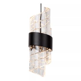Lucide Kligande - Hängeleuchte - Ø 30 x 150 cm - 5 x 7,8W LED inkl. - schwarz