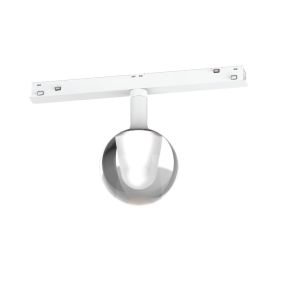VK Lighting Eiva - magnetisches Schienensystem - Schienenstrahler - Ø 7,5 x 13,1 cm - 3W LED inkl. - DALI dimmbar - weiß
