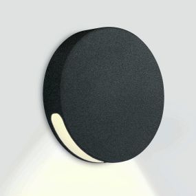 ONE Light Dark Light Step Series - Wandeinbauleuchte - Ø 5 x 4 cm - 2W dimmbare LED inkl. - IP65 - schwarz