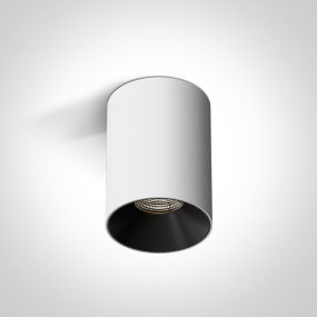 ONE Light Wall & Ceiling LED - Aufbaustrahler 1L - Ø 6 x 8 cm - 7W LED inkl. - weiß