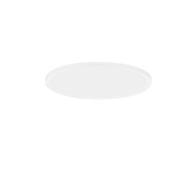 Nova Luce Aoton - Deckenleuchte - Ø 40 x 5 cm - 35W dimmbar LED inkl. - Sand Weiß