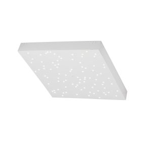 Nova Luce Cielo - Deckenleuchte - 30 x 30 x 4 cm - 8W dimmbare LED inkl. - weiß