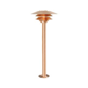 Nordlux Veno - Gartenleuchte - Ø 35 x 93 cm - IP54 - Kupfer