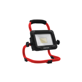 Century Italia Jolly - Handscheinwerfer - 23 x 17,5 x 27 cm - 30W dimmbar LED inkl. - IP54 - schwarz und rot