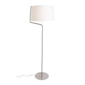 Maxlight Chicago - Stehleuchte - 155 cm - weiß und chrom